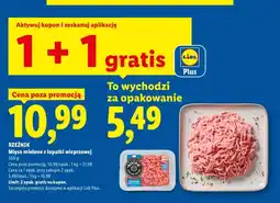 Lidl Mięso mielone z łopatki wieprzowej Rzeźnik oferta