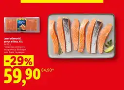 Lidl Łosoś atlantycki porcje z fileta XXL 8-pak oferta