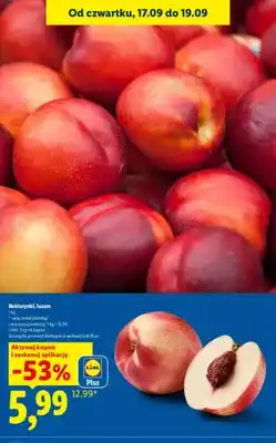 Lidl Nektarynki oferta