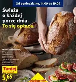 Lidl Chleb bochen w stylu rustykalnym oferta