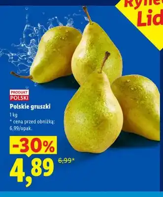 Lidl Polskie gruszki oferta