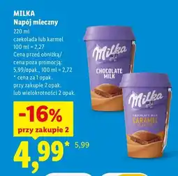 Lidl Napój mleczny czekolada Milka oferta