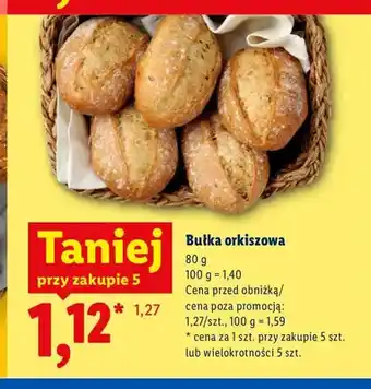 Lidl Bułka orkiszowa oferta