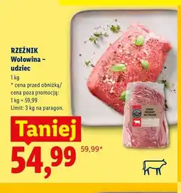 Lidl Wołowina - udziec Rzeźnik oferta