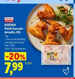 Lidl Polski kurczak skrzydła XXL Rzeźnik oferta