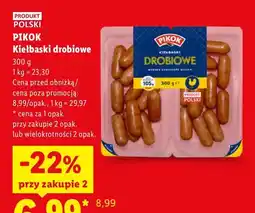 Lidl Kiełbaski drobiowe Pikok oferta