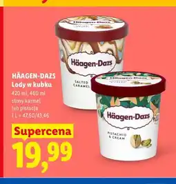 Lidl Lody w kubku słony karmel Häagen-Dazs oferta