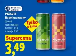 Lidl Napój gazowany Clear Cola Lemon Pixavit oferta