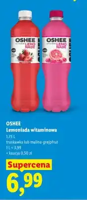 Lidl Oshee Lemoniada witaminowa truskawka oferta