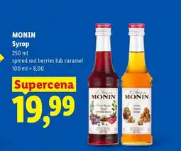 Lidl Syrop spiced red berries Monin oferta