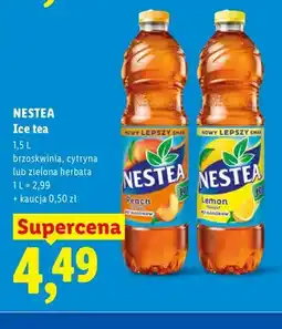 Lidl Herbata mrożona Nestea Ice tea brzoskwinia oferta