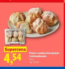Lidl Ptysie o smaku śmietankowym oferta