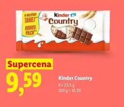 Lidl Kinder Country 4-pak oferta
