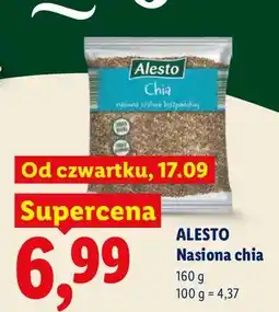 Lidl Nasiona chia Alesto oferta