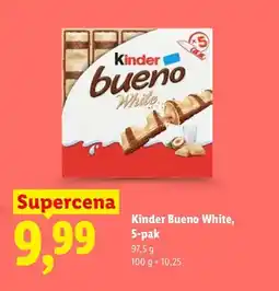 Lidl Kinder Bueno White 5-pak oferta