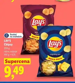 Lidl Chipsy wędzona szynka Lay's oferta