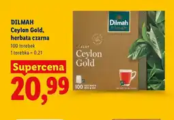 Lidl Herbata czarna Dilmah Ceylon Gold oferta