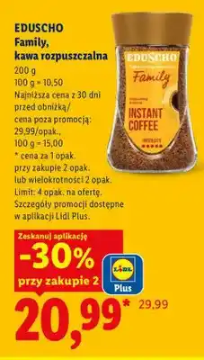 Lidl Kawa rozpuszczalna Eduscho Family oferta
