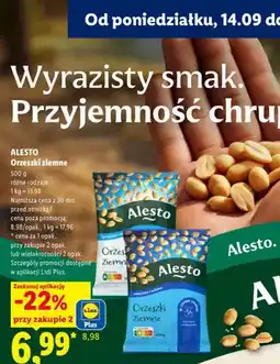 Lidl Orzeszki ziemne Alesto oferta