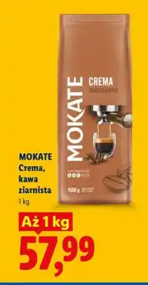 Lidl Kawa ziarnista Mokate Crema oferta