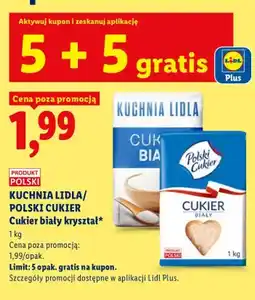 Lidl Cukier biały kryształ Kuchnia Lidla oferta