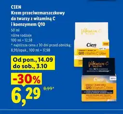 Lidl Krem przeciwzmarszczkowy do twarzy na dzień z witaminą C i koenzymem Q10 Cien oferta