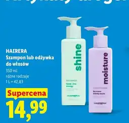Lidl Szampon do włosów shine Hairera oferta