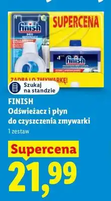 Lidl Odświeżacz i płyn do czyszczenia zmywarki Finish oferta
