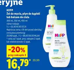Lidl Płyn do kąpieli Hipp oferta
