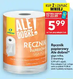 Lewiatan Ręcznik papierowy Ale Dobre! giga rolka 2 warstwy oferta