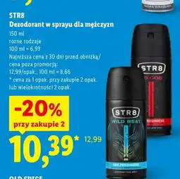 Lidl Dezodorant w sprayu dla mężczyzn STR8 Wild Beat oferta