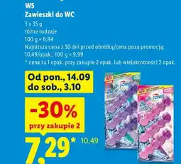 Lidl Zawieszki do WC W5 3-pak oferta
