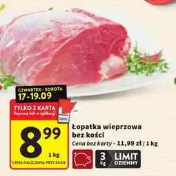 Intermarche Łopatka wieprzowa bez kości oferta