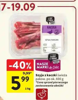Intermarche Szyja z kaczki świeża oferta