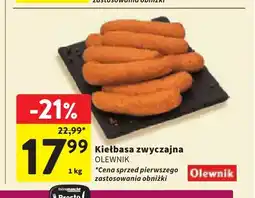 Intermarche Kiełbasa zwyczajna Olewnik oferta