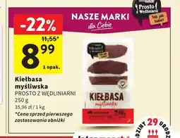 Intermarche Kiełbasa myśliwska Prosto z Wędliniarni oferta