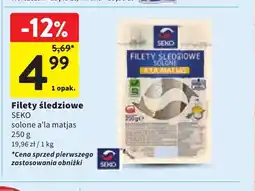 Intermarche Filety śledziowe solone a'la matjas Seko oferta