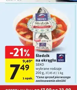Intermarche Śledzik na okrągło Seko oferta