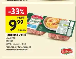 Intermarche Pancetta Dolce kostka Galbani oferta