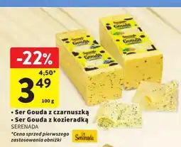 Intermarche Ser gouda z czarnuszką Serenada oferta