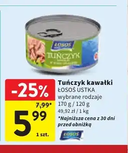 Intermarche Tuńczyk kawałki Łosoś Ustka oferta