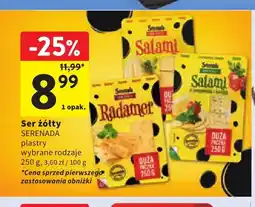 Intermarche Ser żółty w plastrach Radamer Serenada oferta