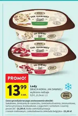 Intermarche Lody Bracia Koral Jak Dawniej bakaliowe oferta