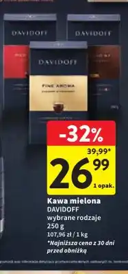 Intermarche Kawa mielona Davidoff oferta