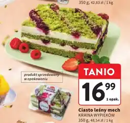 Intermarche Ciasto leśny mech Kraina Wypieków oferta