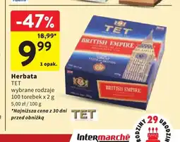 Intermarche Herbata TET British Empire oferta