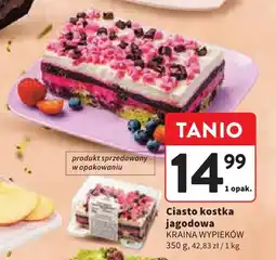 Intermarche Ciasto kostka jagodowa Kraina Wypieków oferta