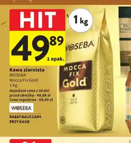 Intermarche Kawa ziarnista Woseba Mocca Fix Gold oferta