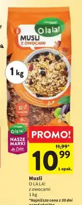 Intermarche Musli O la la! z owocami oferta