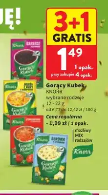 Intermarche Gorący Kubek Knorr oferta